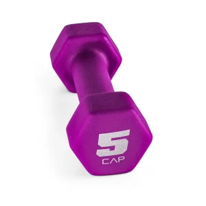 Neoprene Coated Hexagon Dumbbell 5 Pound